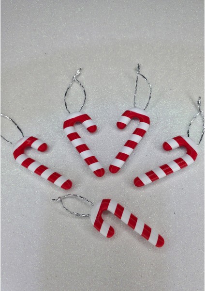 Çam Ağacı Süsleri - 5 Adet Baston Şeker fiyatları