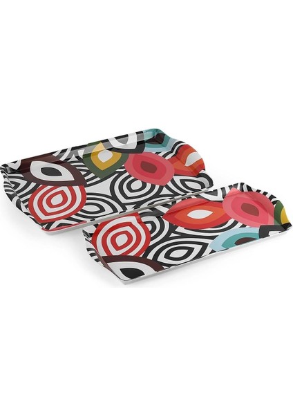 Melamin Tepsi 2'li Set Lavinia Serisi modelleri