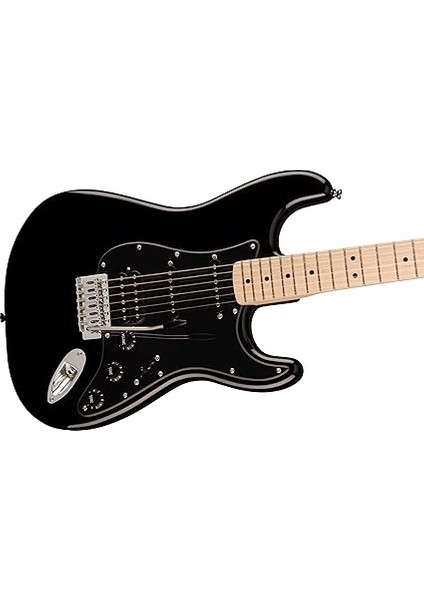 Sonic Stratocaster Hss Akçaağaç Klavye Siyah Elektro Gitar indirimleri