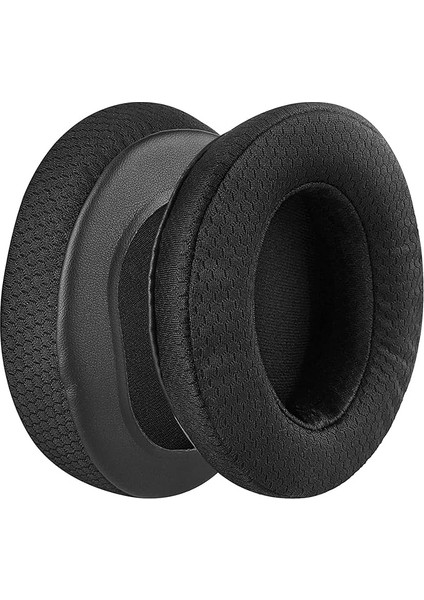 Kingston Uyumlu Kulaklık Pedi ve Süngeri - Hyperx Cloud 2, Stinger, Flight, Silver, Core Modelleri Için (Siyah - Siyah Kumaş)