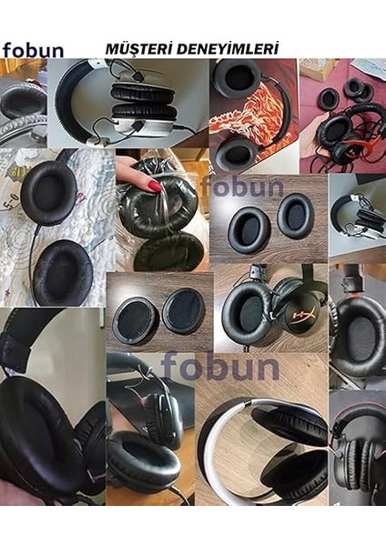 Kingston Uyumlu Kulaklık Pedi ve Süngeri - Hyperx Cloud 2, Stinger, Flight, Silver, Core Modelleri Için (Siyah - Siyah Kumaş) fiyatları