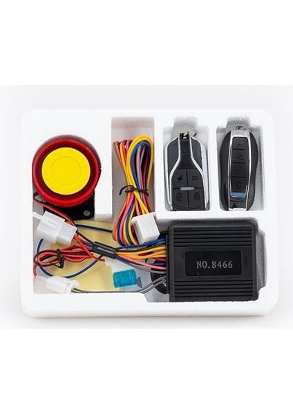 Motosiklet Alarm-Uzaktançalıştırma Seti -Motor Alarmı - 125 Desibel