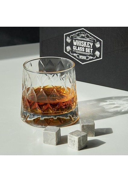 Özel Kutusunda Kristal Desenli Viski Kadeh Seti Viski Taşı Bardak Set fırsatları