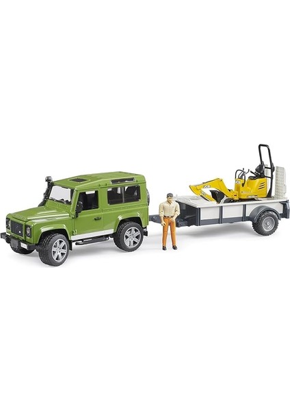 - Land Rover Arazi Aracı & Jcb Mini Kazıcı Ölçekli Model