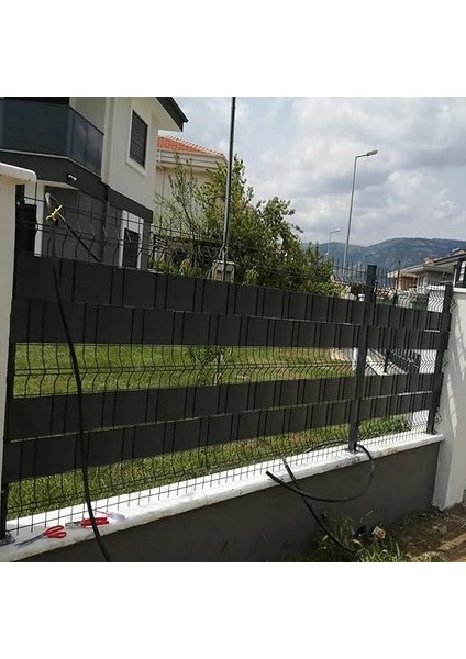 Panel Çit Pvc Koruma Bantları 50 Metre (19CM, Antrasit) indirimleri