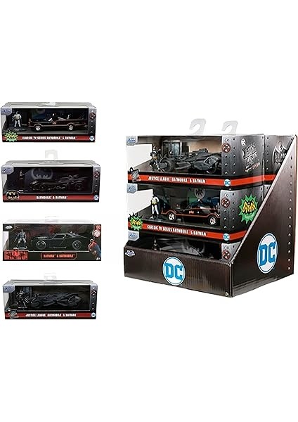 Oyuncaklar Batman Batmobile 1:32 Ölçekli Die-Cast Siyah Batman Oyuncak Araba fiyatları