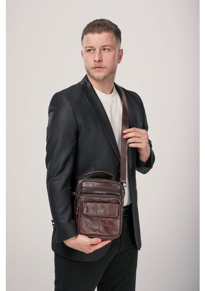 31622 Hakiki Deri Askılı Çanta