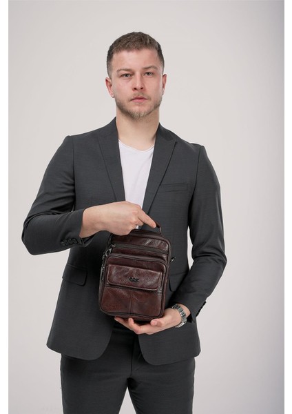 31622 Hakiki Deri Askılı Çanta