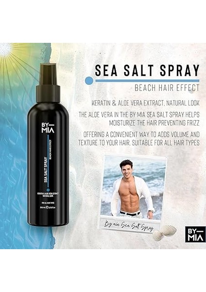 Mıa Premium Deniz Tuzu Spreyi 200 Ml, Unisex | Saçlara Doku ve Hacim Verir, Esnek Tutuş Sağlar indirimleri