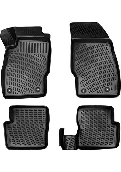 Opel Corsa D 2006-2014 Uyumlu 3D Havuzlu Paspas