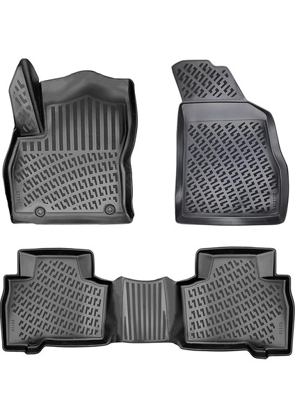 Fiat Fiorino Dizel 2007-2019 Uyumlu 3D Havuzlu Paspas