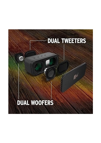 Nashville Taşınabilir Bluetooth Hoparlör, 360 Derece Ses, IP67 Toz ve Su Geçirmezlik Derecesi Için 2,25 Inç Tam Aralıklı Sürücüler, Birinci Sınıf Canlı Konser Deneyimi Için 24 Saat Çalma indirimleri