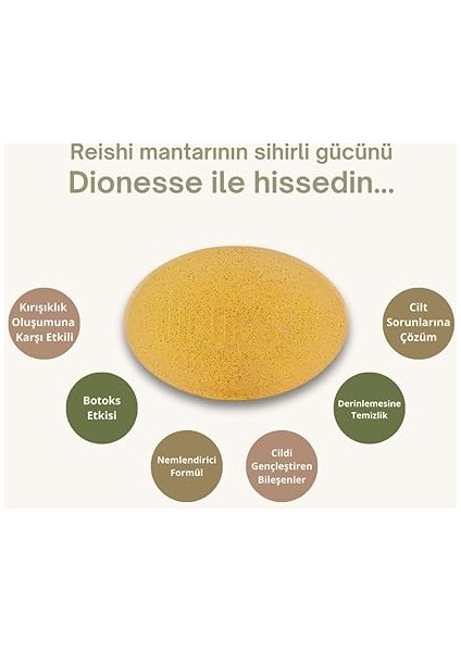 100% Doğal Yenileyici Reishi Mantarı Sabunu 90 gr - Anında Botoks Etkili, Kırışıklık, Sivilce ve Cilt Lekeleri Karşıtı, Antioksidan Destekli modelleri