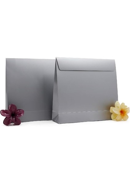 Design 25X23 Kitap Boy Gümüş Hediye Kutusu