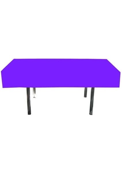 Marifetlerim - Düz Mor Doğum Günü Masa Örtüsü 137 * 183