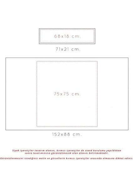 Oval Tanıtım Standı Baskısız modelleri