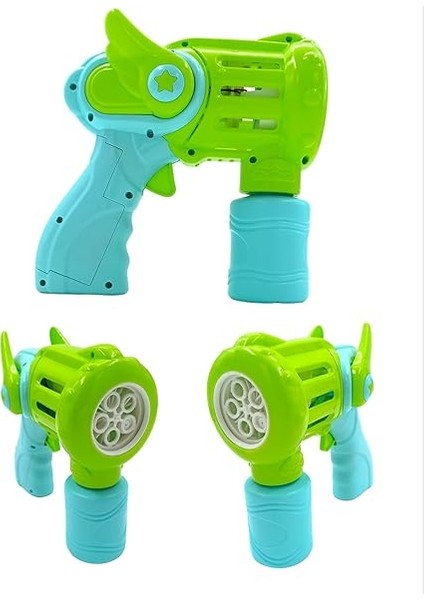 Machine Gun Baloncuk Çıkartan Tabanca Büyük Boy Pilli Otomatik Köpük Tabancası (Mavi) modelleri