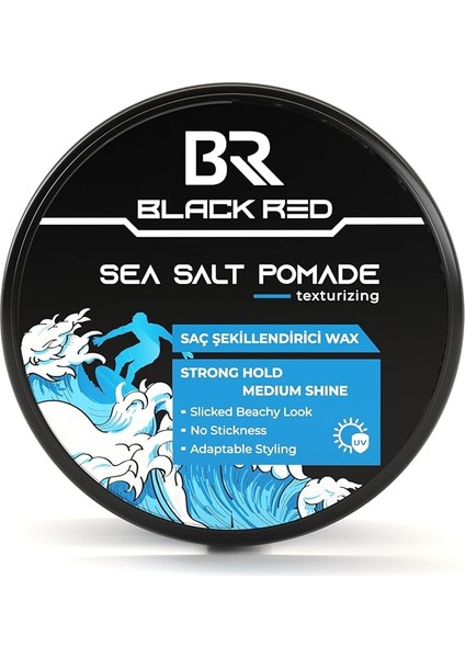 & Red Wax Saç Şekillendirici Wax Sea Salt Pomade Deniz Tuzlu Güçlü Tutuş - 120 ml
