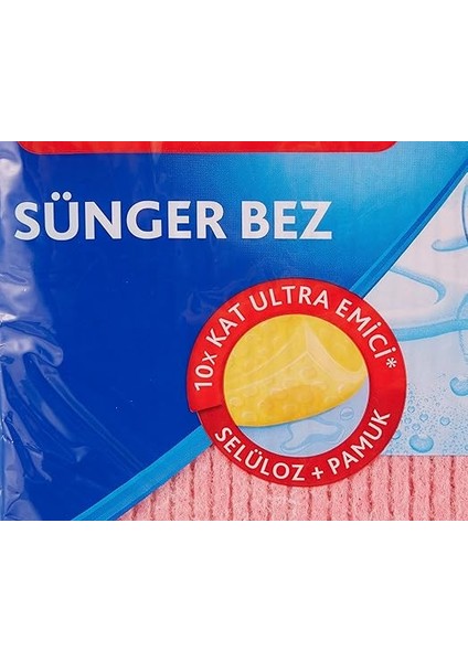 141161 Sünger Bez, Ekstra Dayanıklı, Çok Amaçlı, 3'lü Paket modelleri