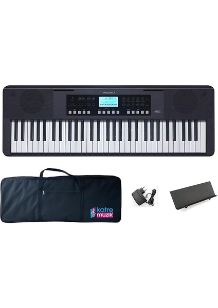 MK61 Tuş Hassasiyetli Org (Çanta,adaptör)