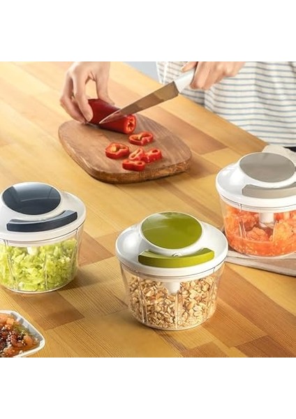 Home 700 ml 3 Bıçaklı Ipli Rondo – Çekmeli Doğrayıcı, Hızlı ve Pratik Sebze Doğrama, Paslanmaz Çelik Bıçaklı, Ergonomik ve Kolay Kullanım Pp Plastik fırsatları