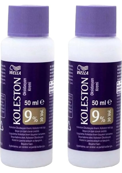 Koleston Peroksit 9% Sıvı Oksidasyon Kremi 2x'li