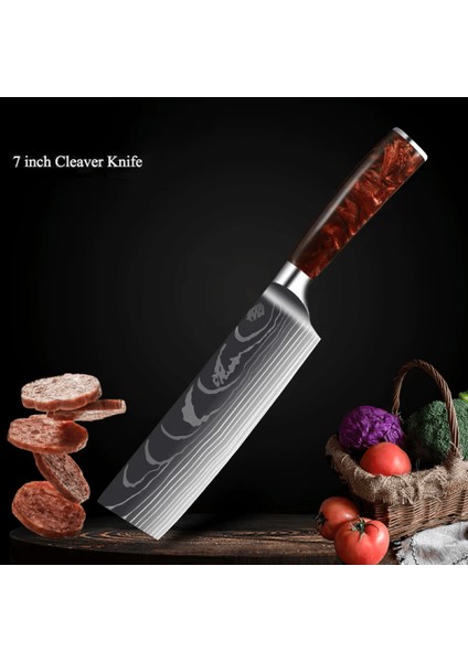 Japon Tarzı Nakiri Chef Bıçağı