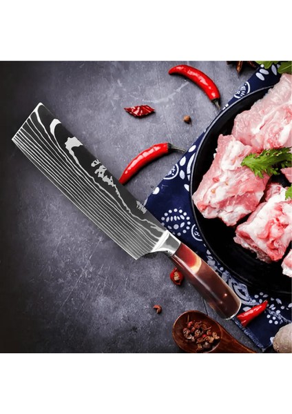 Japon Tarzı Nakiri Chef Bıçağı modelleri