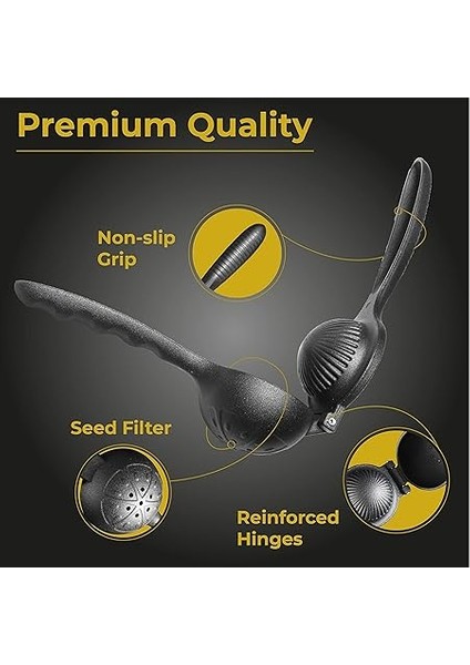 Limon Sıkacağı Metal Döküm Manuel Profesyonel Narenciye Portakal Pressi Çekirdek Filtreli Meyve Suyu fiyatları