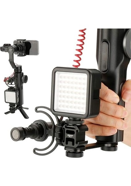 Pt-3 Üçlü Hot Shoe Bağlantı Aparatı Siyah modelleri