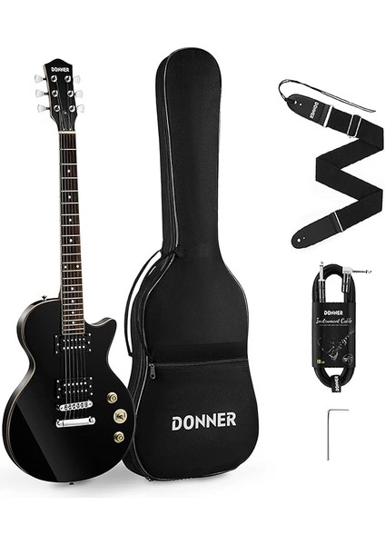 DLP-124B Lp Elektro Gitar Paketi (Siyah)