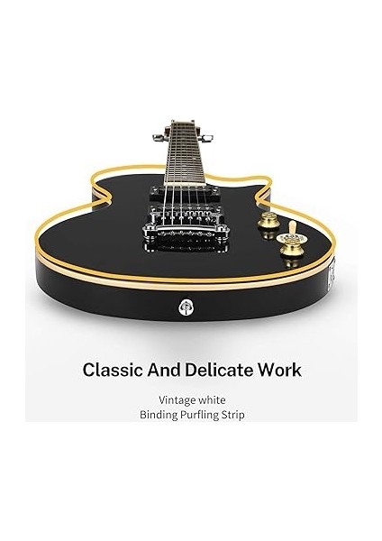 DLP-124B Lp Elektro Gitar Paketi (Siyah) fırsatları