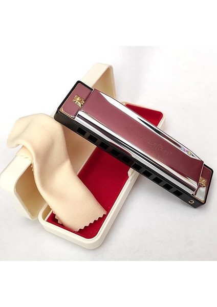 LMHM0310 Mızıka 10 Delik Do Majör - Harmonica Major Key Of C Blues Harmonica 10 Holes 20 Tones Standard Harmonica