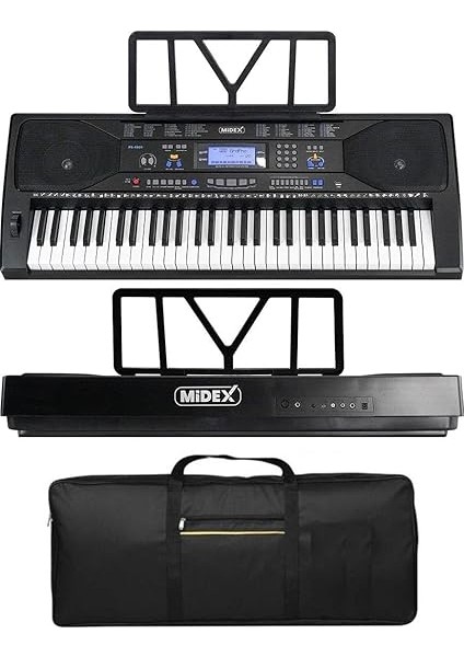 PS-4500 Tuş Hassasiyetli 61 Tuşlu Org Dijital LCD Ekran USB Mp3 Çanta Notalık Adaptör Dahil (300 Ses 300 Ritim) fiyatları