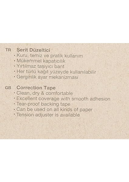 Şerit Düzeltici, 5mm x 12M, Hızlı Kapatıcı, Kuruma Süresi Gerektirmez, Asorti Renkler fırsatları