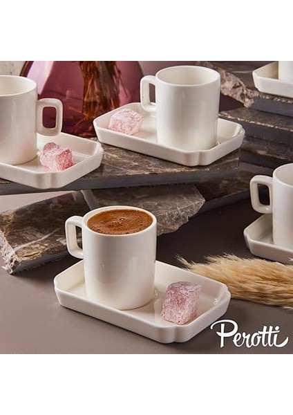 Luce Altı Kişilik Kahve Fincan Takımı 80 ml modelleri