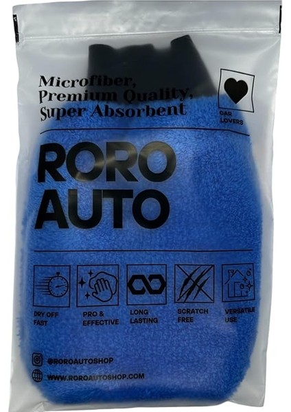 Auto Premium Lacivert Oto Cam Bezi 50X70 & Yıkama Eldiveni Araç Yıkama Seti modelleri