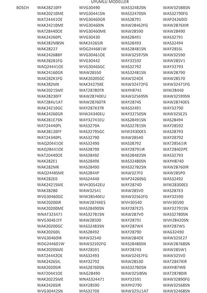 Siemens Profilo ile Uyumlu Çamaşır Makinesi Sıvı Deterjan Aparatı modelleri