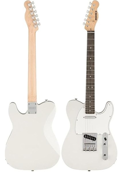 TLX-50WH-50AMP Tele Kasa Gül Klavye 2 Single-Coil 50W Amfili Elektro Gitar fırsatları