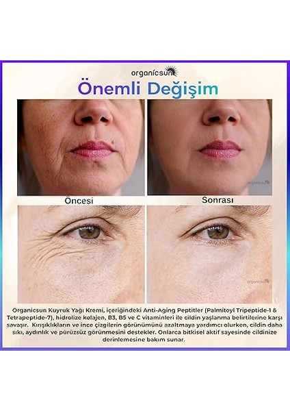 Kuyruk Yağı Kremi | Kırışıklık & Yaşlanma Karşıtı Anti Aging Yüz Bakım Kremi 50ML - Collagen Ilaveli, Nemlendirici Etki fırsatları