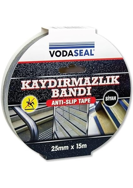 53.01.011 Kaydırmaz Bant 25MMX15MT, Siyah fiyatları