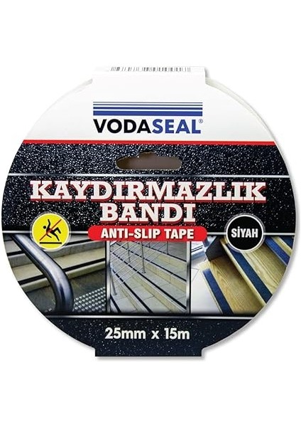 53.01.011 Kaydırmaz Bant 25MMX15MT, Siyah modelleri