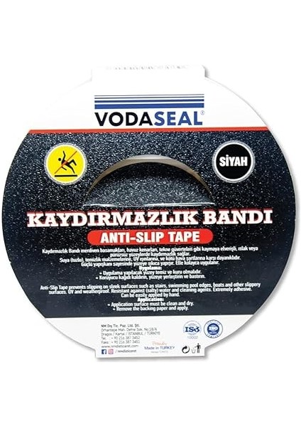 53.01.011 Kaydırmaz Bant 25MMX15MT, Siyah indirimleri