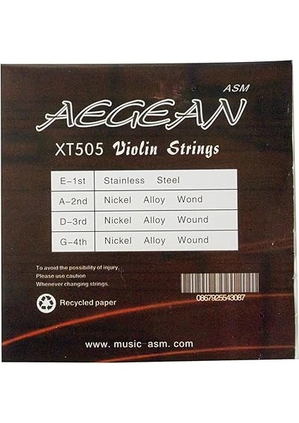 Asm Aegean XT505 Keman Teli Takım modelleri