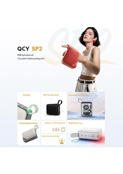 Sp2 Rgb Bluetooth Hoparlör Siyah fiyatları