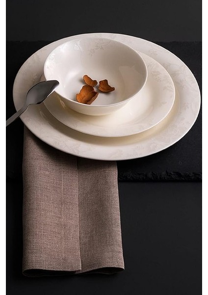 Lily 24 Parça Bone Yemek Takımı