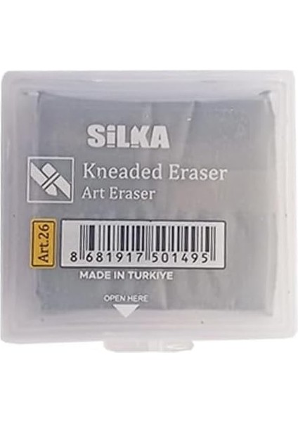 Silgi Gri Kutulu 1 Paket Hamur Silgi Çizim Silgisi Yoğrulabilir Silgi Plastik Kutulu fiyatları