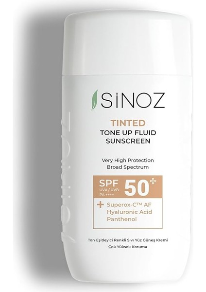 SPF50 Tinted Sıvı Yüz Güneş Kremi - Yeni Nesil Güneş Filtreleri ile Hibrit Formül 50ML