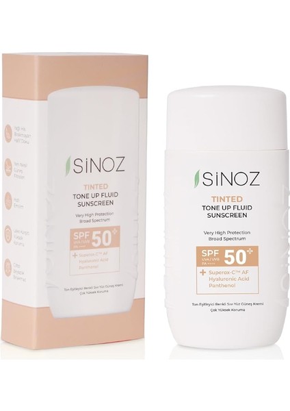 SPF50 Tinted Sıvı Yüz Güneş Kremi - Yeni Nesil Güneş Filtreleri ile Hibrit Formül 50ML fiyatları