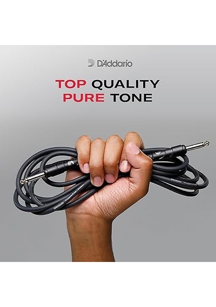 Waves D'addario Gitar Kablosu - Klasik Seri Enstrüman Kablosu - 1/4 Inç Fiş 1/4 Inç Fiş - 3.048 Sayaç - 1'li Paket modelleri